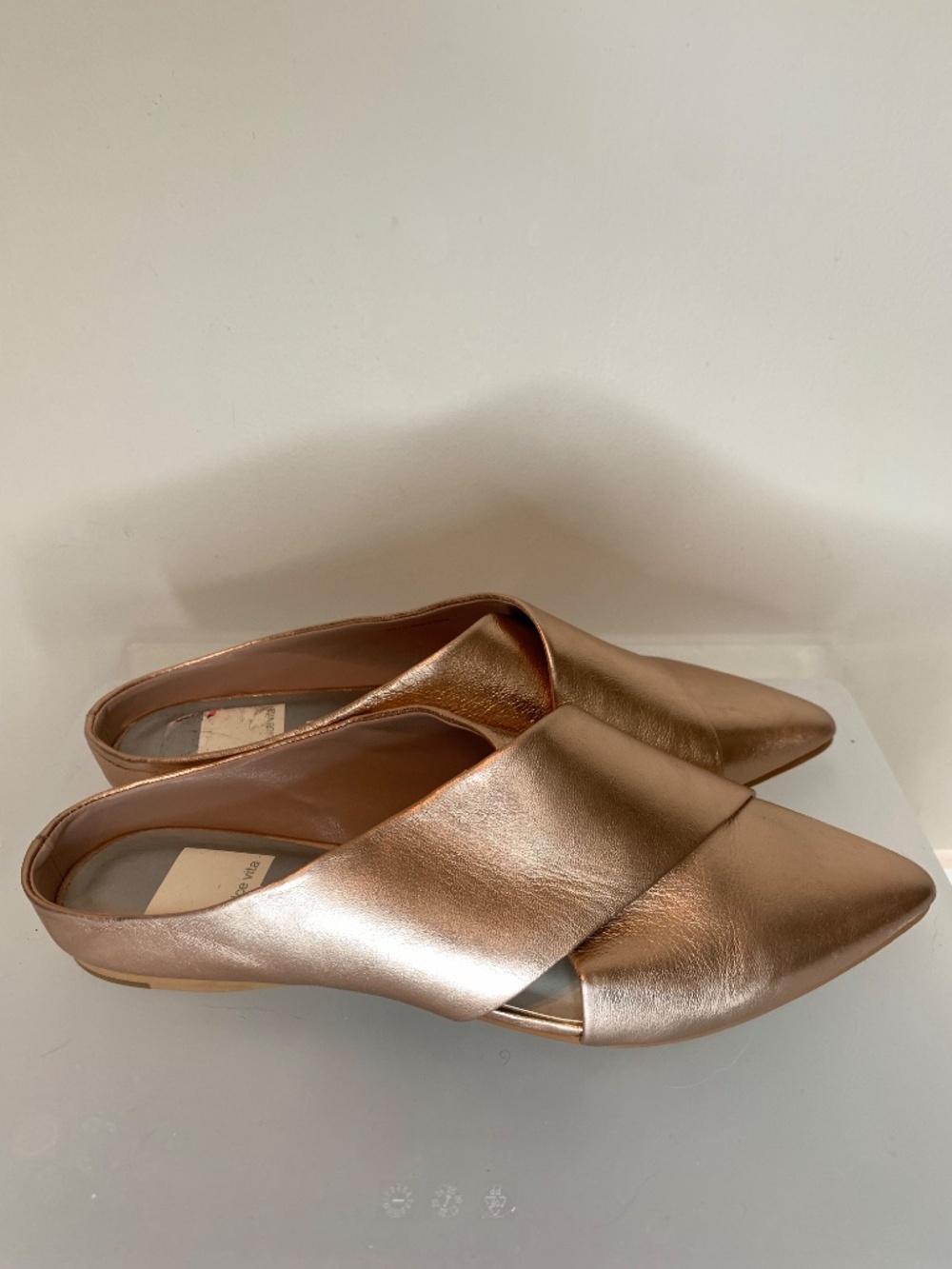 Dolce Vita Camia Mule Rose Gold Leather 7.5 - Picture 9 of 10